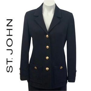 Black Jacket St. John Sz 6 💥SALE💥